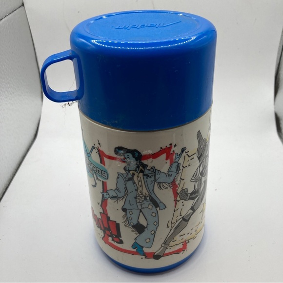 1996 VINTAGE BEETLEBORG METALLIX, ALADDIN THERMOS - Picture 7 of 9